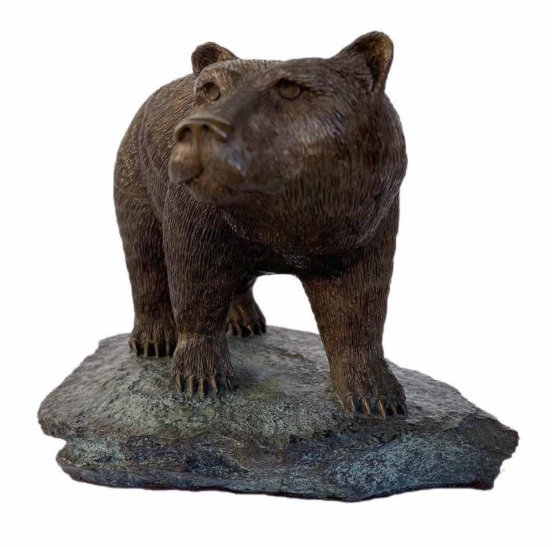 limited edition bronze bear sculpture The Bear (TTB) by noted sculptor Phil Vanderlei