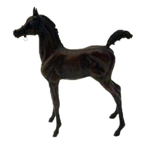 An Limited Edition Arabian Horse in bronze titled "Majesty" created by noted Equine artist Robert Larum