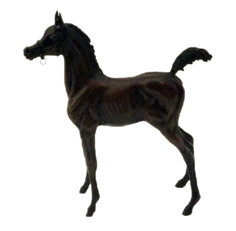 An Limited Edition Arabian Horse in bronze titled "Majesty" created by noted Equine artist Robert Larum