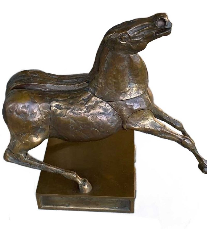 Miguel Berrocal, Bruno Cassinari a Bronze Horse sculpture