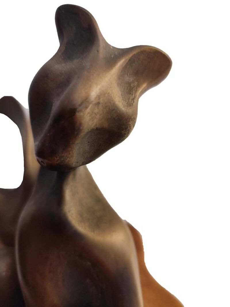 A Colin Webster Watson sculpture titled "The Cat with a Ball" - a rare and unique bronze sculpture by the renouned New Zealand sculptor-artist Colin Webster Watson.