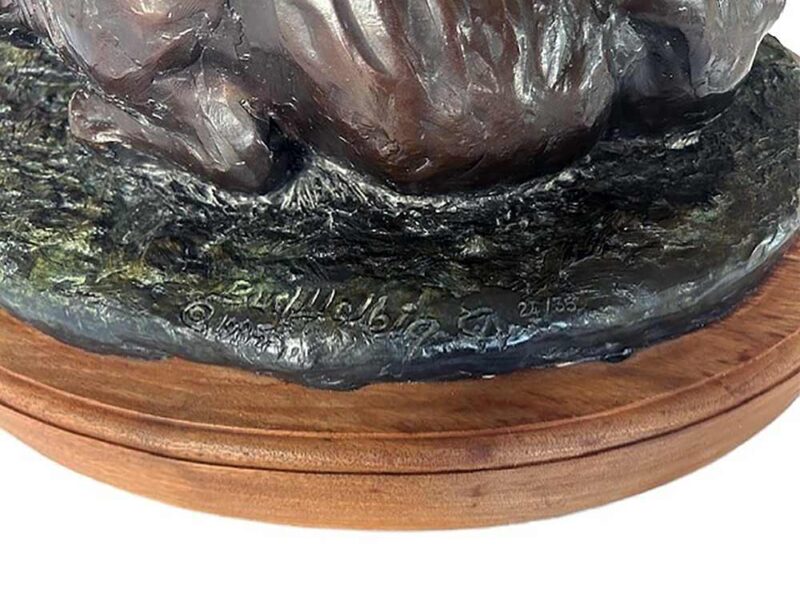 A bronze sculpture maquette titled "Virgin Spring" by noted sculptor-artist Star Liana York a limited edition of 35.