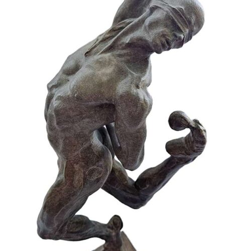 Leap of Faith, Atelier - a fine bronze figurative sculpture by noted sculptor-artist Richard MacDonald. Limited Edition in excellent condition available now from SculptureCollector.com