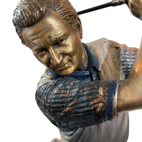 Limited Edition Bronze of golfer Raymond Floyd with signature by Legends. Available now from SculptureCollector.com where for 30+ years unique and creative Sculpture is purchased in a safe and secure maner glogbally.