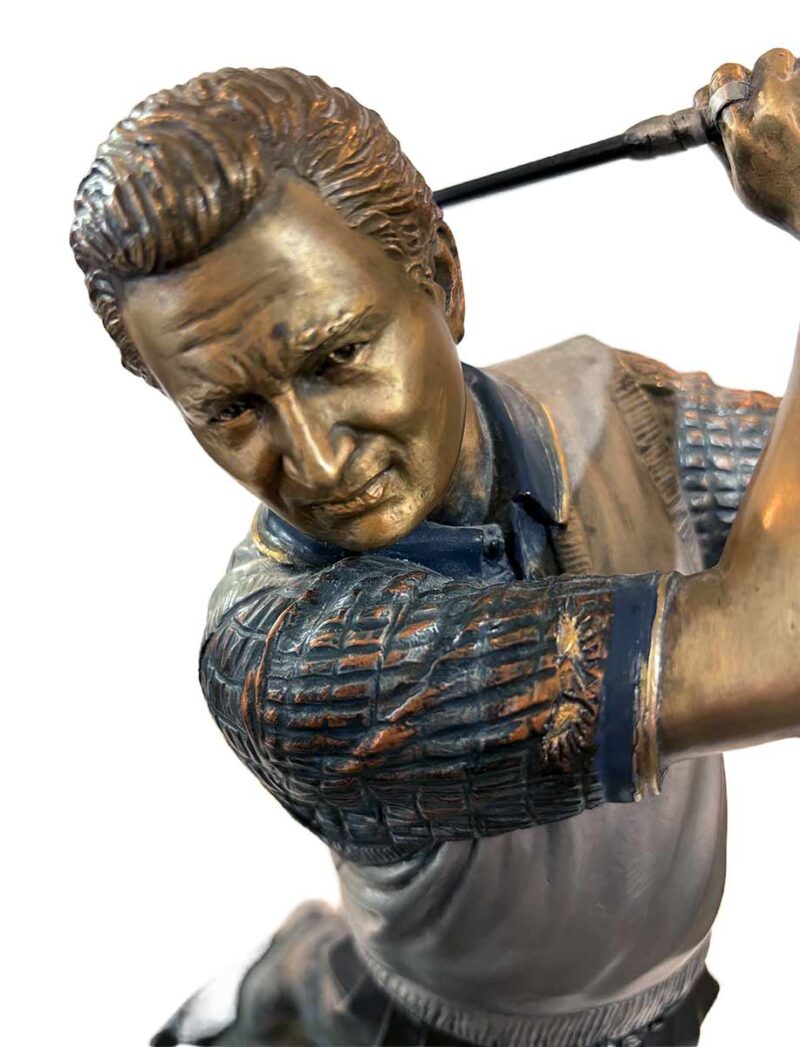 Limited Edition Bronze of golfer Raymond Floyd with signature by Legends. Available now from SculptureCollector.com where for 30+ years unique and creative Sculpture is purchased in a safe and secure maner glogbally.