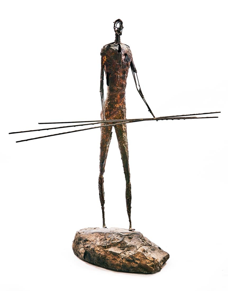 Wire Walker Wire Walker a bronze sculpture by noted artist Bill Jamison